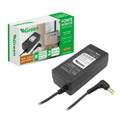 Fonte Carregador, Para Monitor 14v 2.14a S19b300, S19b300b