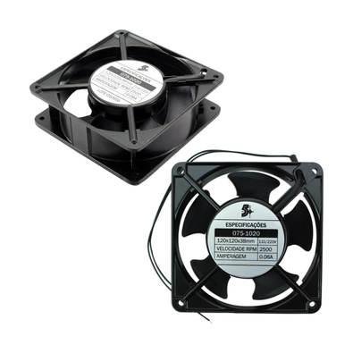 Microventilador Ventoinha 120x120x38 110/220v Rolamento