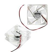 Microventilador Ventoinha 80x80x25mm 12 Volts Com LED 2