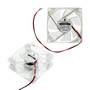 Microventilador Ventoinha 80x80x25mm 12 Volts Com LED 3
