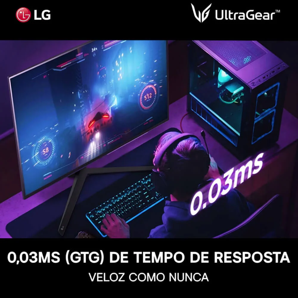 Monitor Gamer LG 27 UltraGear OLED QHD HDR400