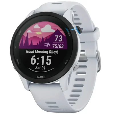Relógio Garmin Gps Forerunner 255 Music 010-02641-21 Branco