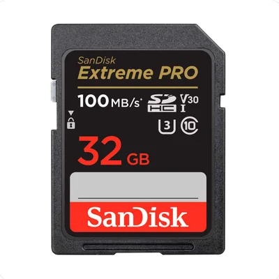 Cartão De Memória Sdhc Sandisk Extreme Pro 32gb 100 Mb/s, Suporta 4k