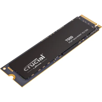 Crucial T500 2TB 内蔵型SSD Crucial T500 2TB PCIe Gen4 NVMe M.2 SSD with heatsink