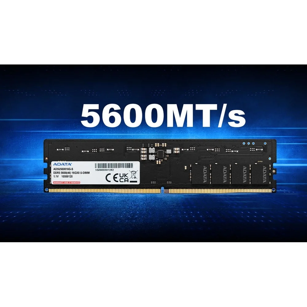 Imagem 4 de 4 do produto Memória Adata, 16GB, 5600MHz, DDR5, Udimm - Ad5u560016g-S
