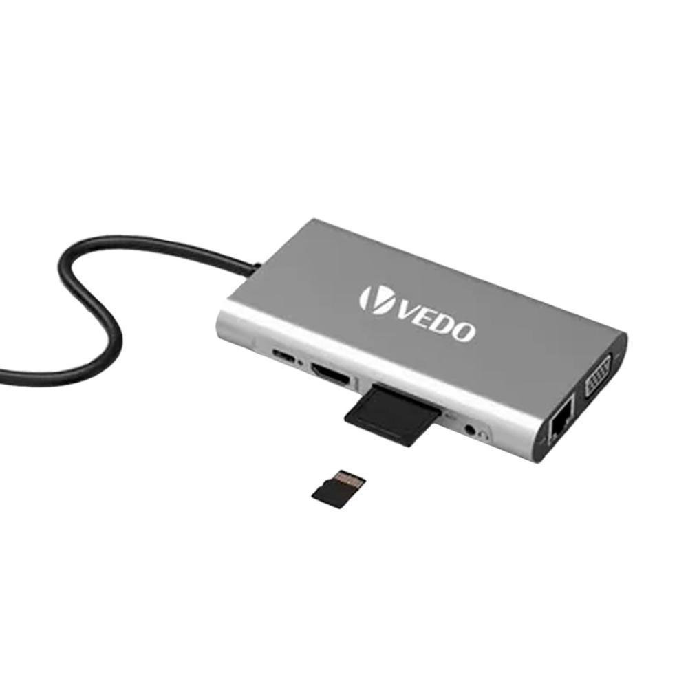 Imagem 2 de 5 do produto Hub Adaptador Usb-c 10 Em 1 Com HDMI 4k Cabos Golden Hub Adaptador Usb Tipo C 10 Em 1 Com HDMI 4k Cabos Golden