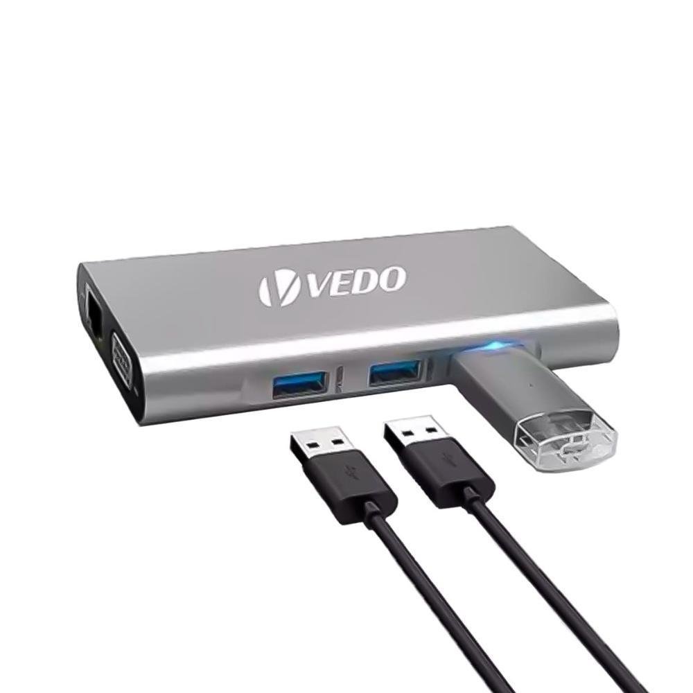 Imagem 3 de 5 do produto Hub Adaptador Usb-c 10 Em 1 Com HDMI 4k Cabos Golden Hub Adaptador Usb Tipo C 10 Em 1 Com HDMI 4k Cabos Golden