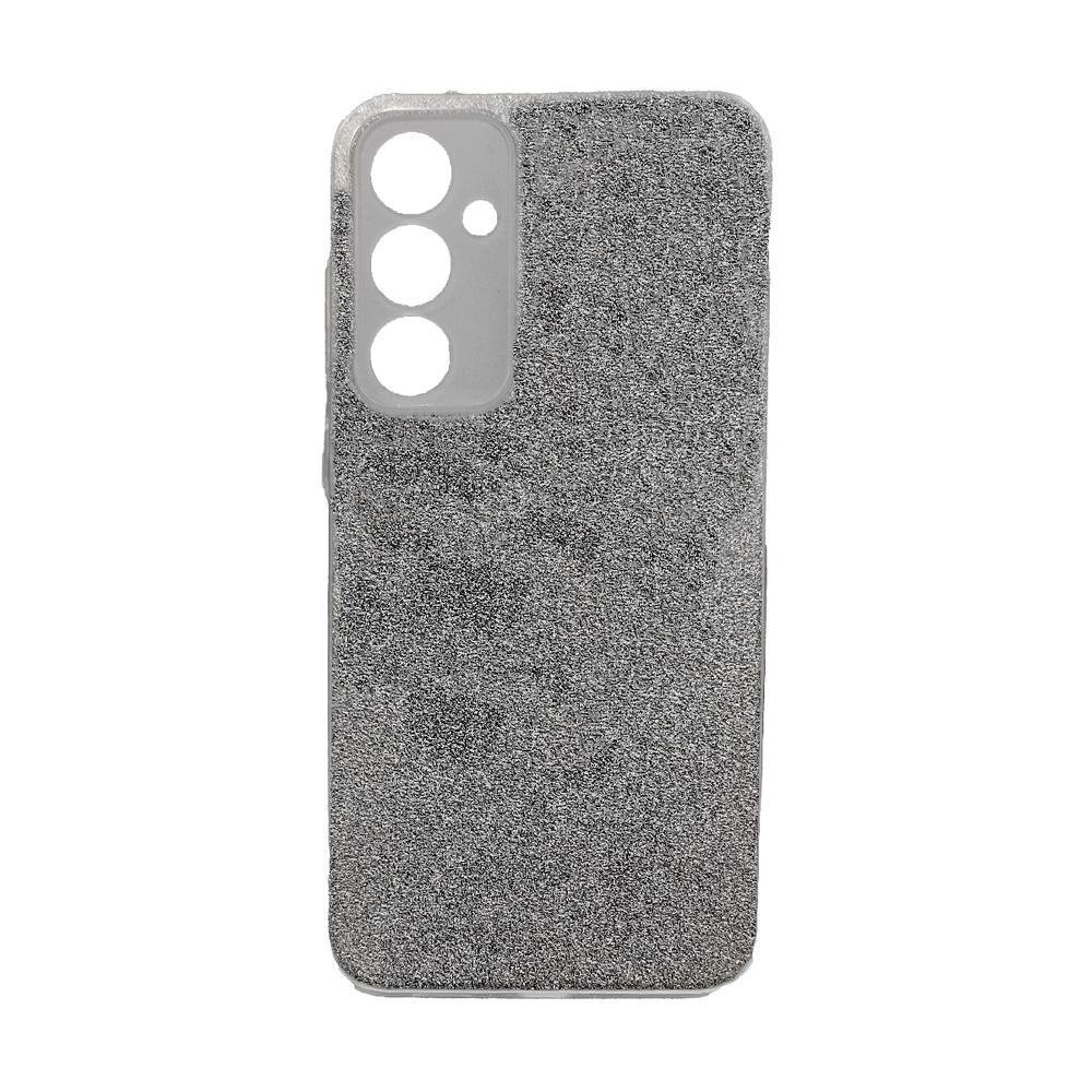 Imagem 1 de 4 do produto Capa Capinha Compatível Com Samsung Galaxy S23 Fe Glitter Brilhante Diversas Cores Prata