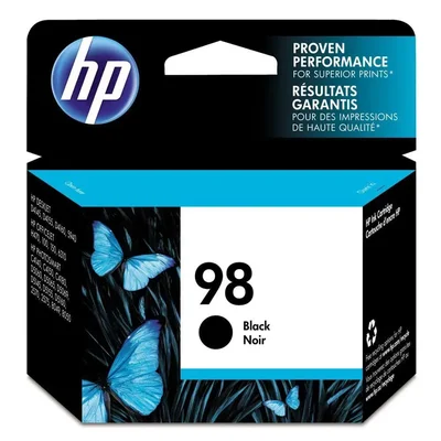 Cartucho De Tinta Hp 98 C9364wb Preto | Deskjet D4145 D4160 5940