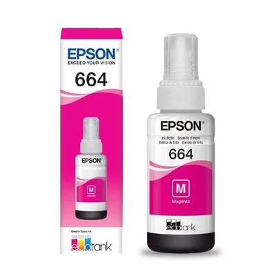 Cartucho De Tinta Epson T664320al Magenta | Epson L110 L120 L1300