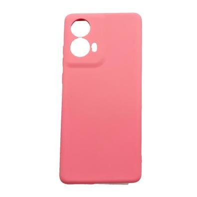 Capinha Capa Compatível Com Motorola Moto G85 Case Aveludada Interior Rosa