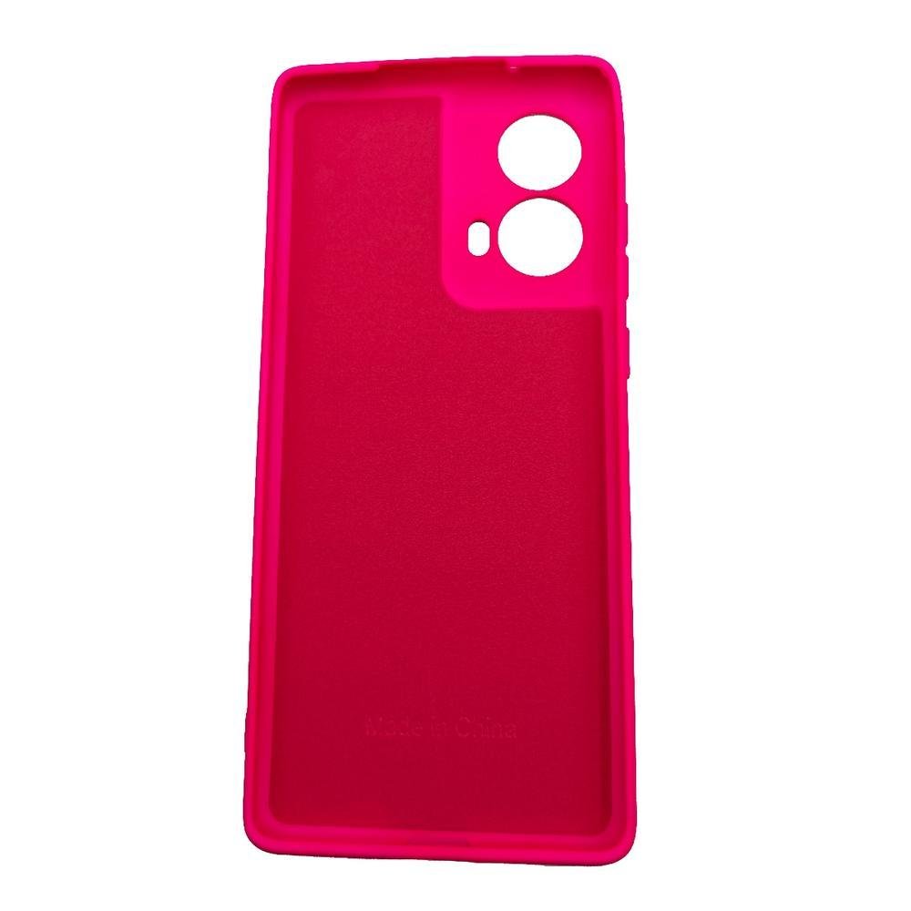 Imagem 2 de 2 do produto Capinha Capa Compatível Com Motorola Moto G85 Case Aveludada Interior Pink