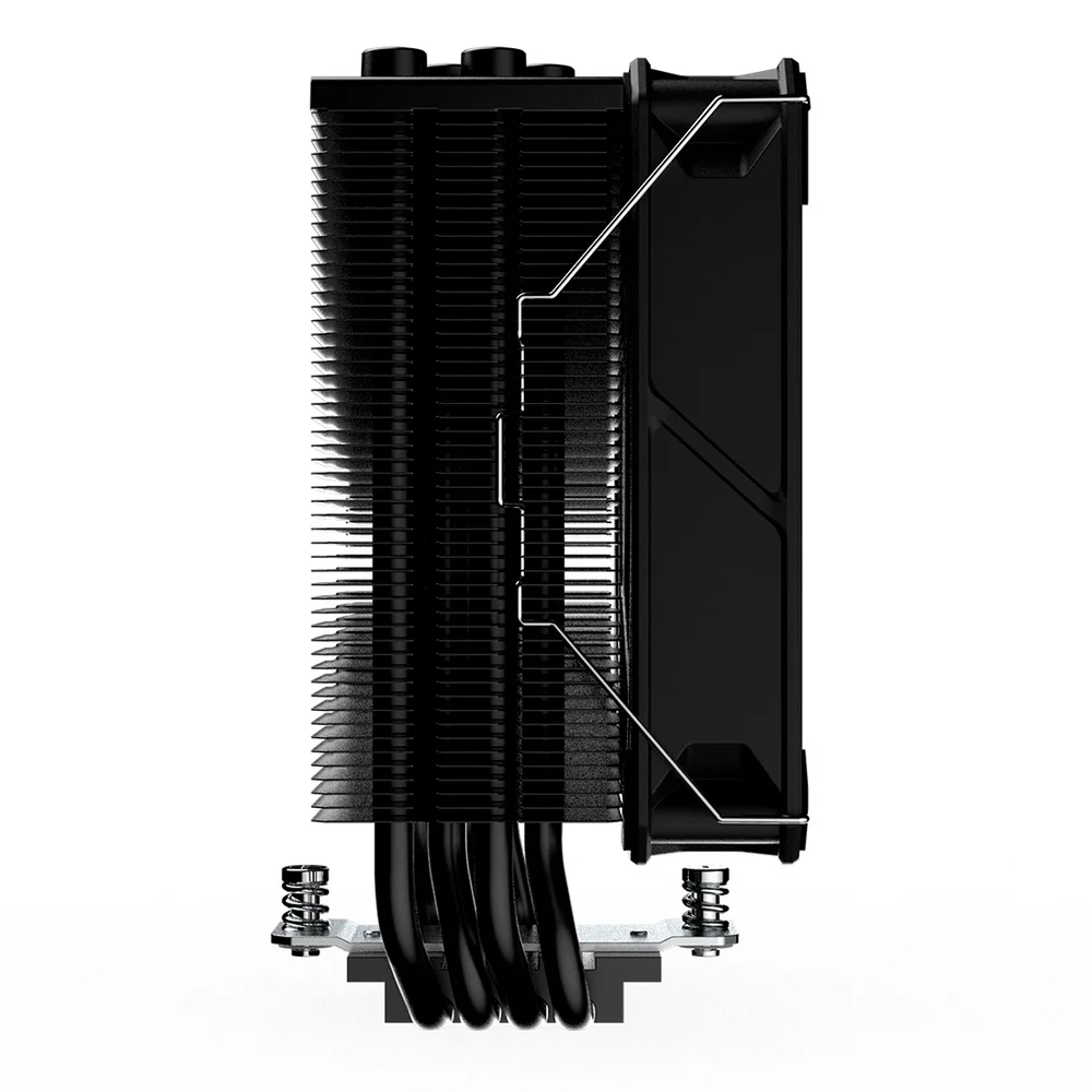 Imagem 4 de 5 do produto Air Cooler Gamer PCyes RGB Frost Multi Black Vulcan Cpu Intel / Amd - Tdp 180w - PefpaRGBbv