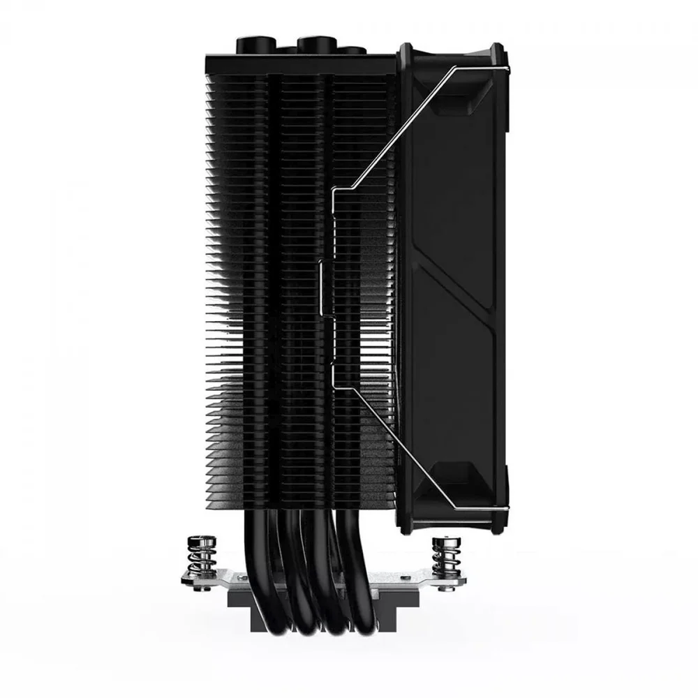 Imagem 5 de 5 do produto Cooler Para Processador PCyes Frost Pulse Black Vulcan, 120mm, Intel/amd, Black, Pefpbv