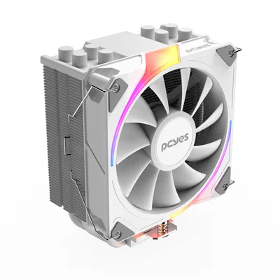 Air Cooler Gamer PCyes RGB Frost Multi White Ghost Cpu Intel / Amd - Tdp 180w - PefpaRGBwg