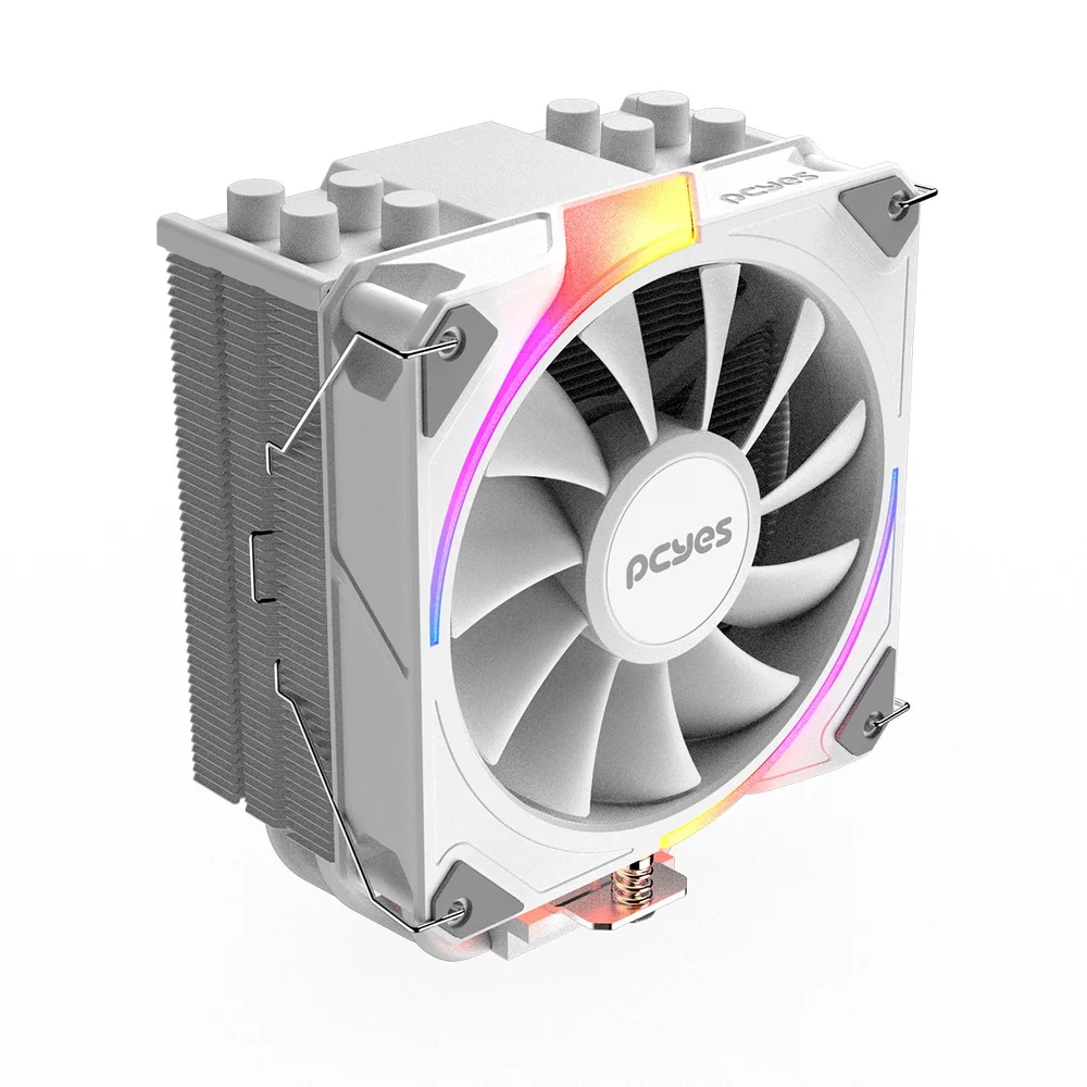Air Cooler Gamer PCyes RGB Frost Multi White Ghost Cpu Intel / Amd - Tdp 180w - PefpaRGBwg 4