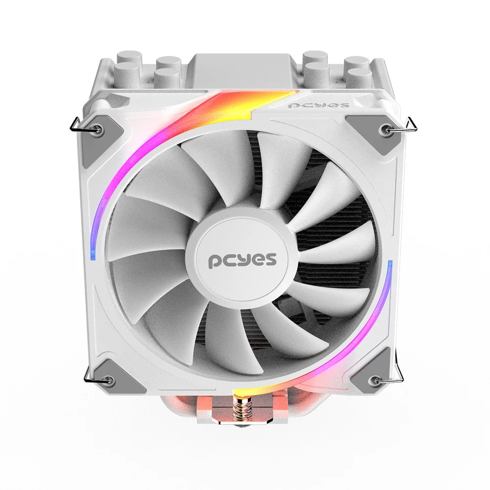 Air Cooler Gamer PCyes RGB Frost Multi White Ghost Cpu Intel / Amd - Tdp 180w - PefpaRGBwg 7