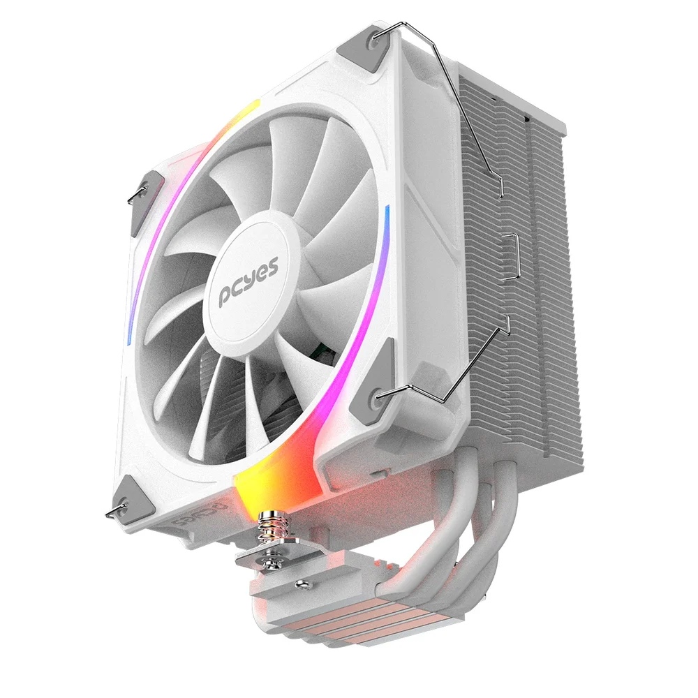 Air Cooler Gamer PCyes RGB Frost Multi White Ghost Cpu Intel / Amd - Tdp 180w - PefpaRGBwg 8