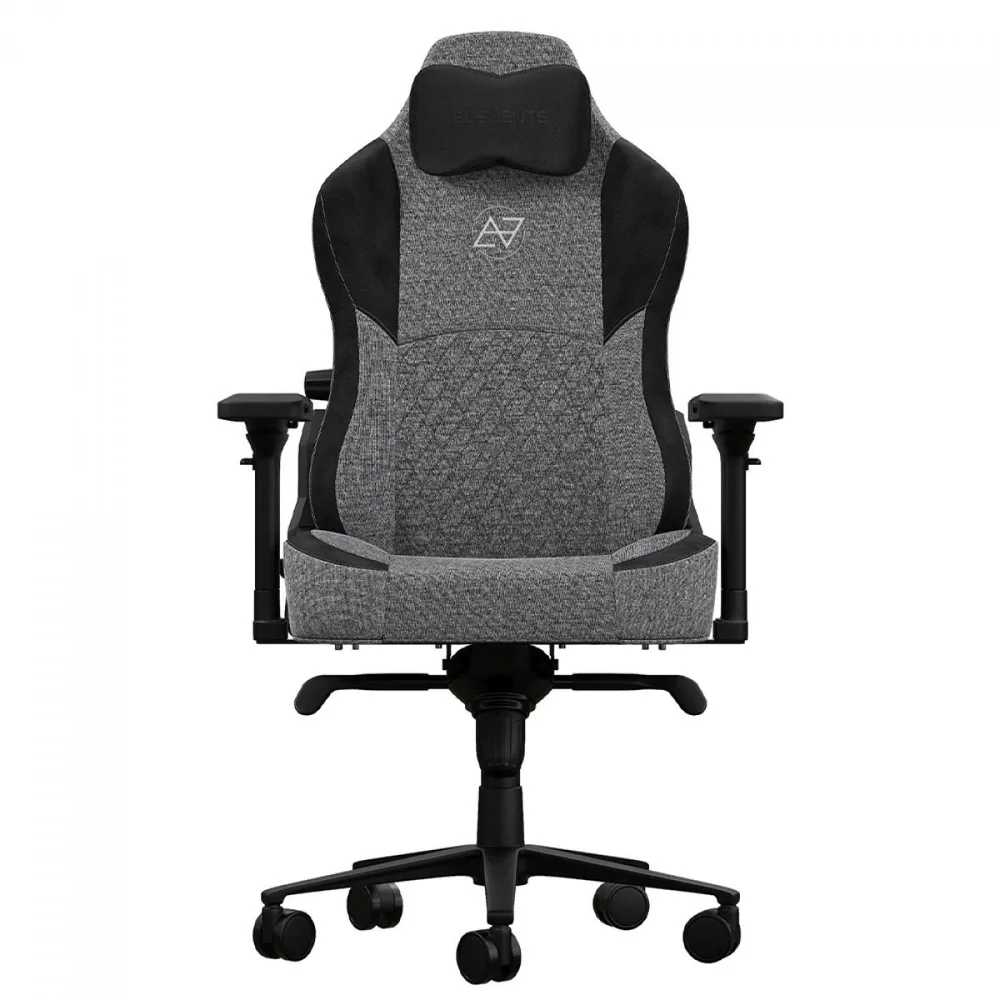 Imagem 3 de 5 do produto Cadeira Gamer Elements Lunari Fearless, Reclinável, 4d, Cinza