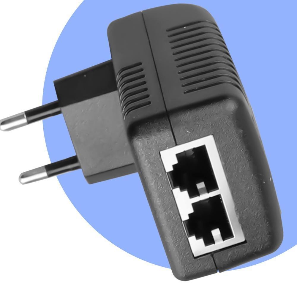 Fonte De Alimentação Rj45 Poe Lan Adaptador 48v Bivolt Fonte De Alimentação Rj45 Poe Lan Adaptador 48v Bivolt