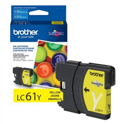 Cartucho De Tinta Brother Lc61y Amarelo | Brother Dcp-145c Dcp-165c Dcp-385c