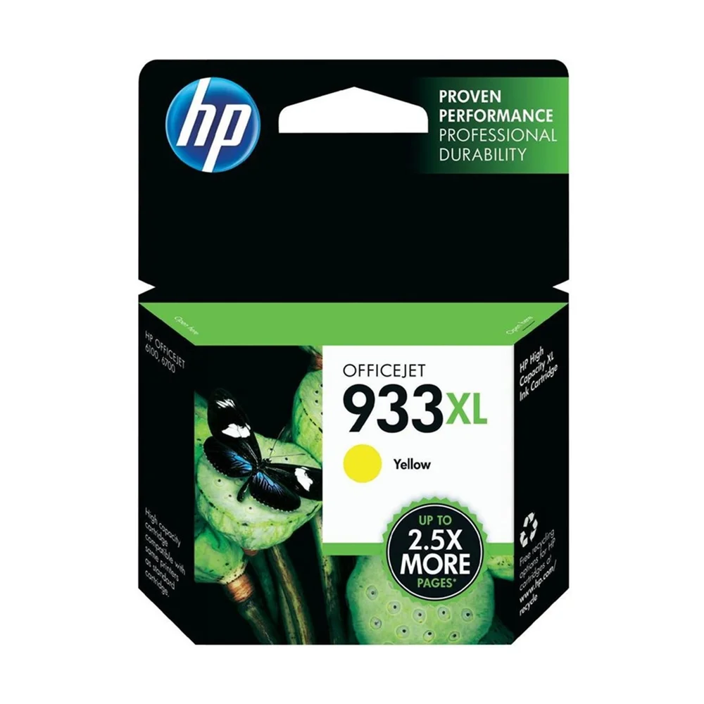 Cartucho De Tinta Hp 933xl Cn056al Amarelo | Officejet 6100 6600 6700 Cartucho De Tinta Hp 933xl Cn056al Amarelo | Officejet 6100 6600 6700