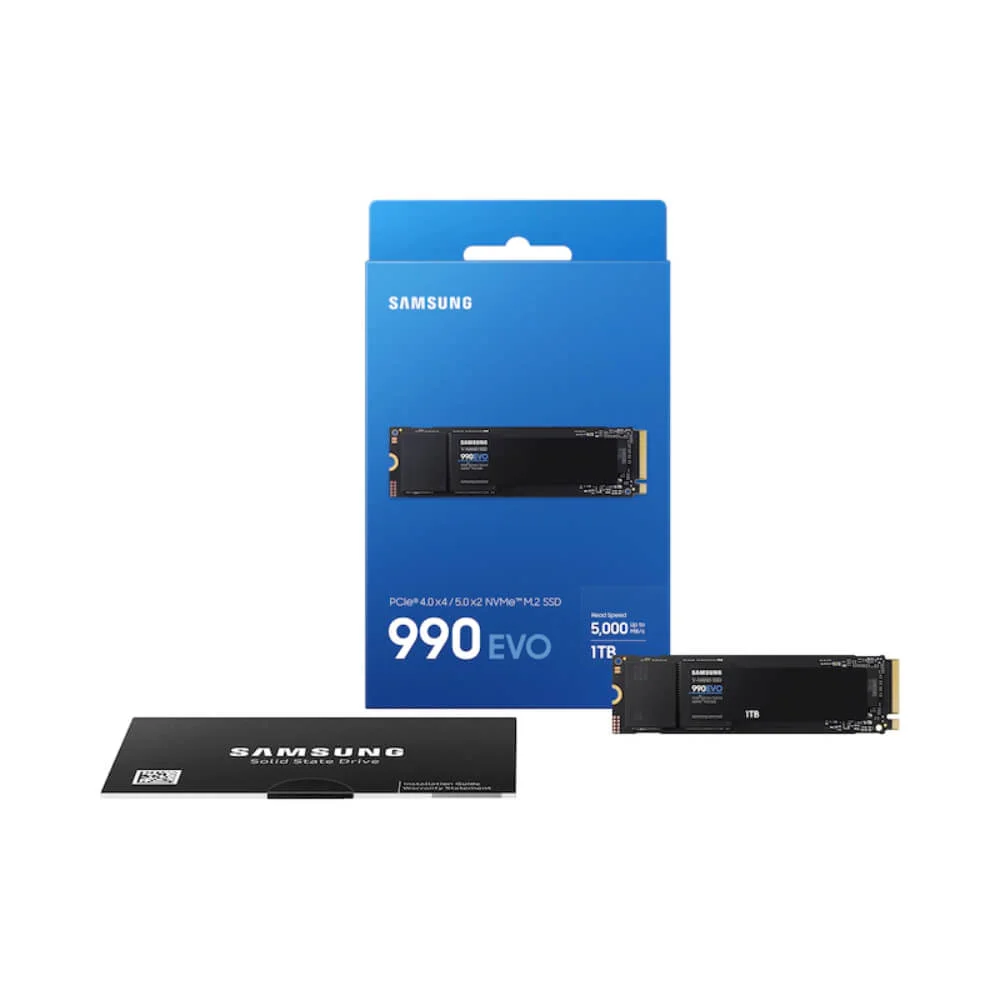 内蔵型SSD Samsung 990 EVO 1TB M.2 SSD SSD Samsung 990 EVO 1TB NVMe M2 2280 Leitura até
