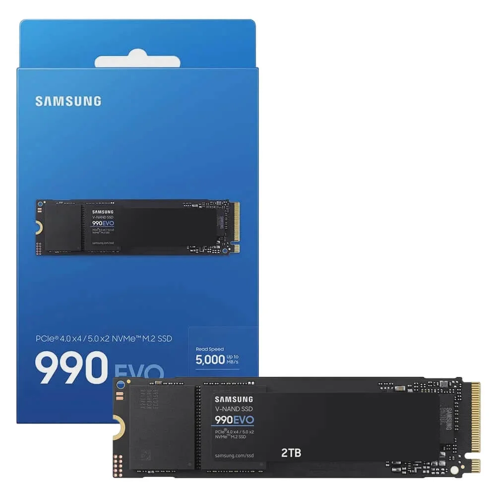 SSD Samsung 990 EVO 2TB NVMe M2 2280 Leitura até