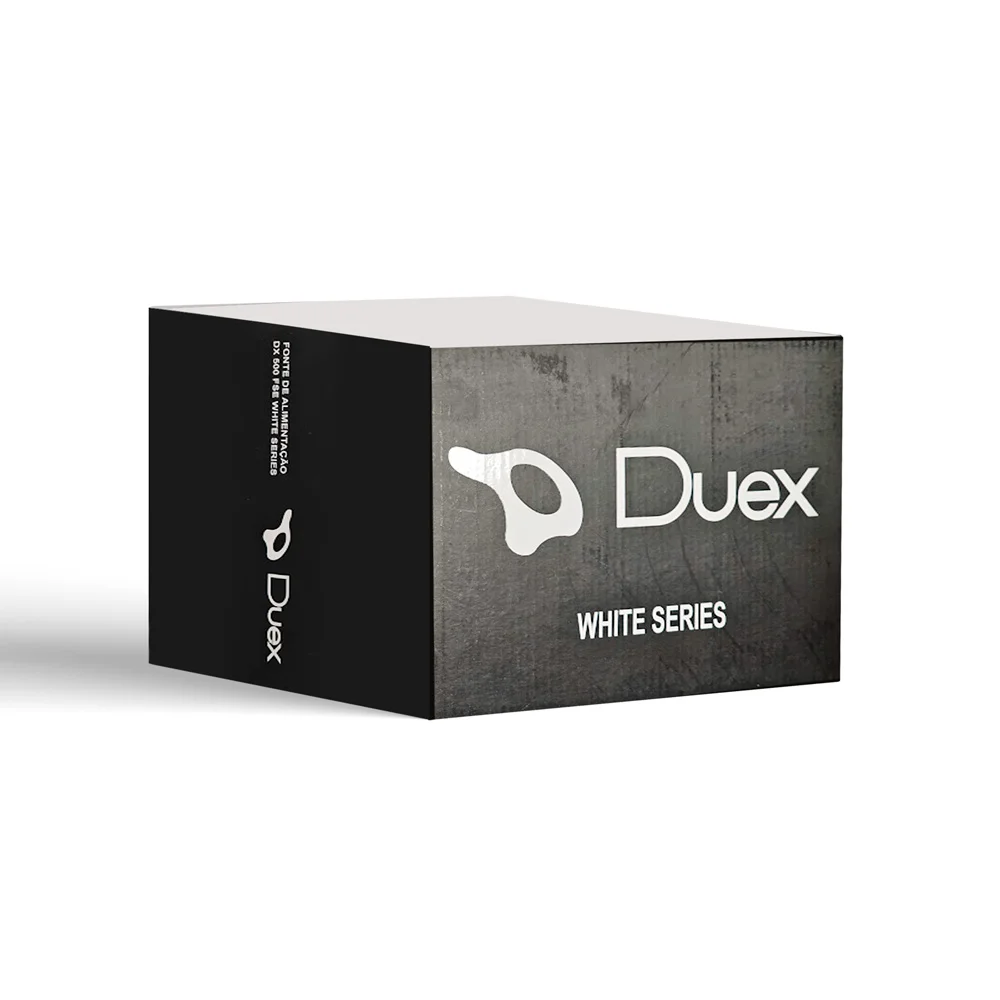 Imagem 4 de 5 do produto Fonte Duex Dx-500fse White Series 500w Branca C/ Cabo