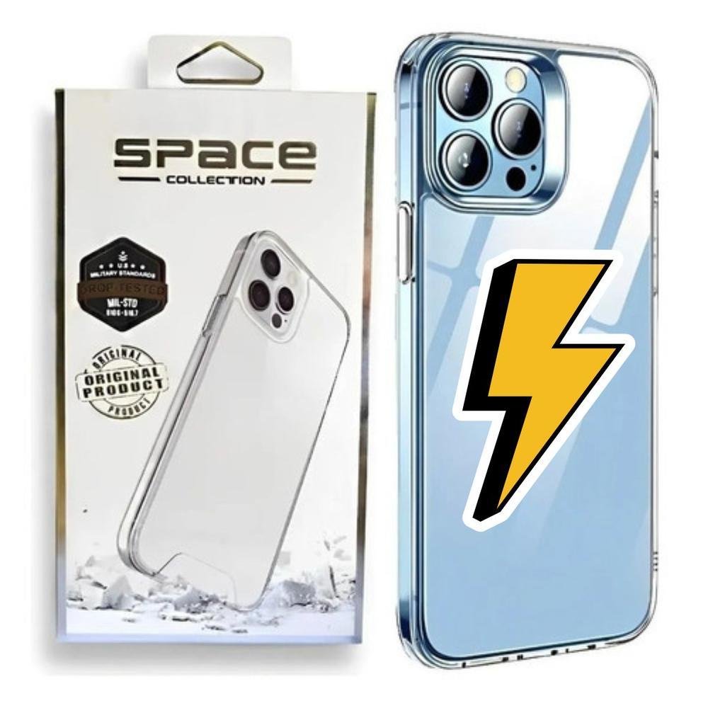 Imagem 2 de 5 do produto Capa Space Clear Para Iphone 11 Pro Compatível Resistente