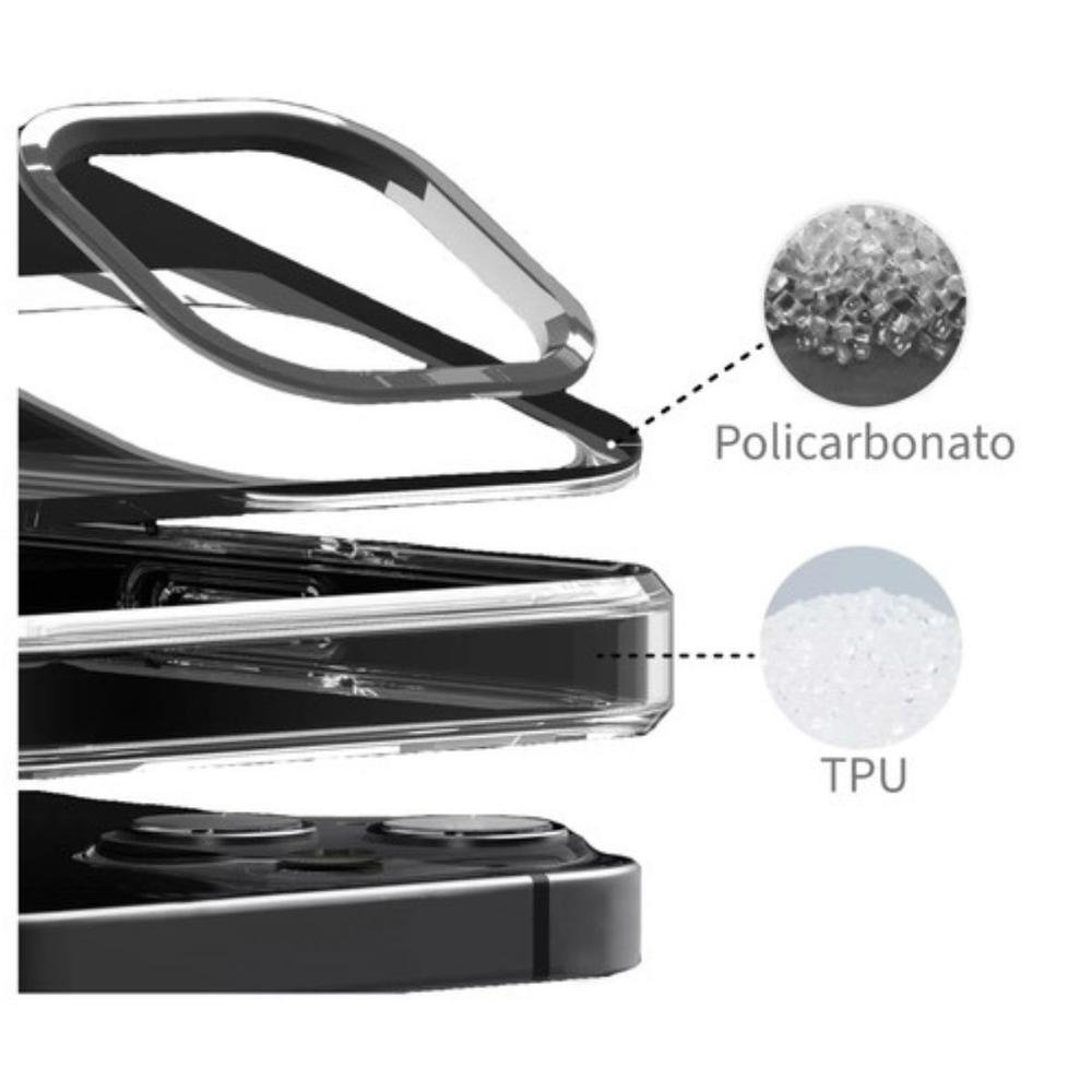 Imagem 5 de 5 do produto Capa Space Clear Para Iphone 14 Compatível Resistente