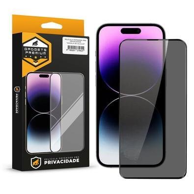 Película Para Iphone 14 Pro - Defender Pro Privacidade - Preta - Gshield