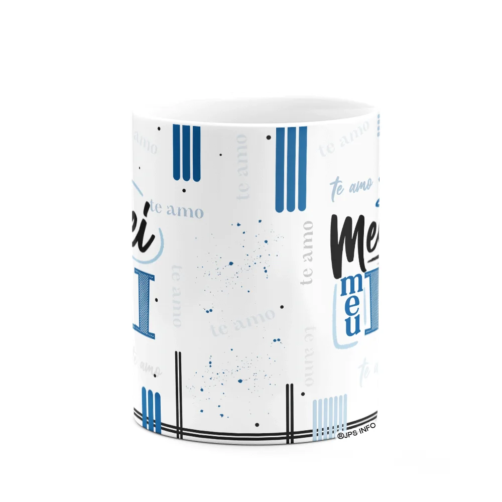 Imagem 2 de 3 do produto Caneca Dia Dos Pais - Meu Rei, Meu Pai - 325ml Branca