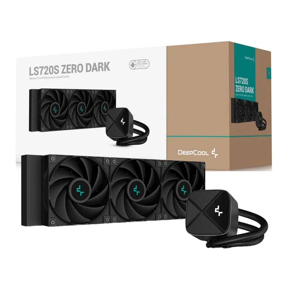 Deepcool LT720 AIO ブラック Water Cooler DeepCool LT720, A-RGB, 360mm, Preto, R-LT720-BKAMNF-G