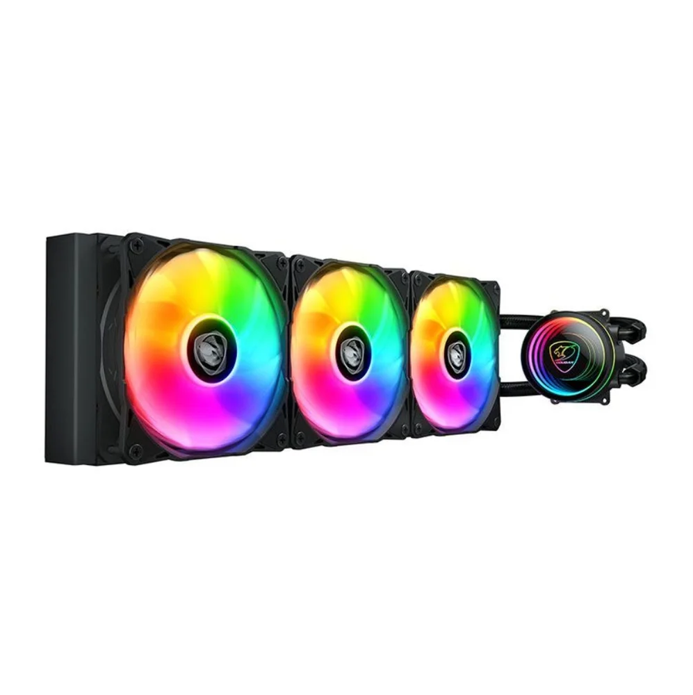 Water Cooler 360mm Cougar Poseidon Elite ARGB 360, Black - Cgr-psdelRGB-b-360 6