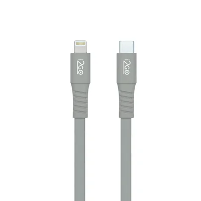Cabo Lightning + Usb-c I2go 1,2m 3a Cinza