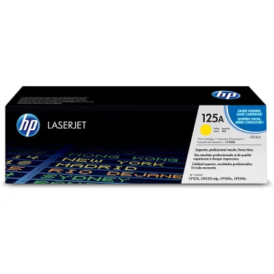 Toner CB542A 125A Amarelo CP1215 CP1515 CP1518 CM1312 | 1.4k