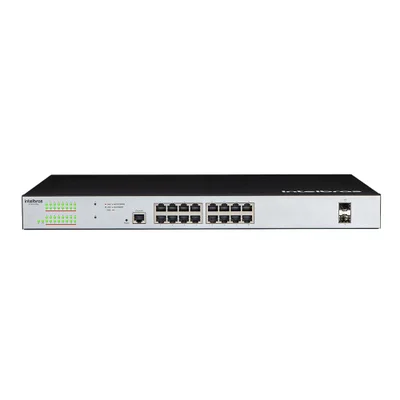 Switch 16 Portas Gerenciável  Sg 1602 Poe Max 4760064 Intelbras