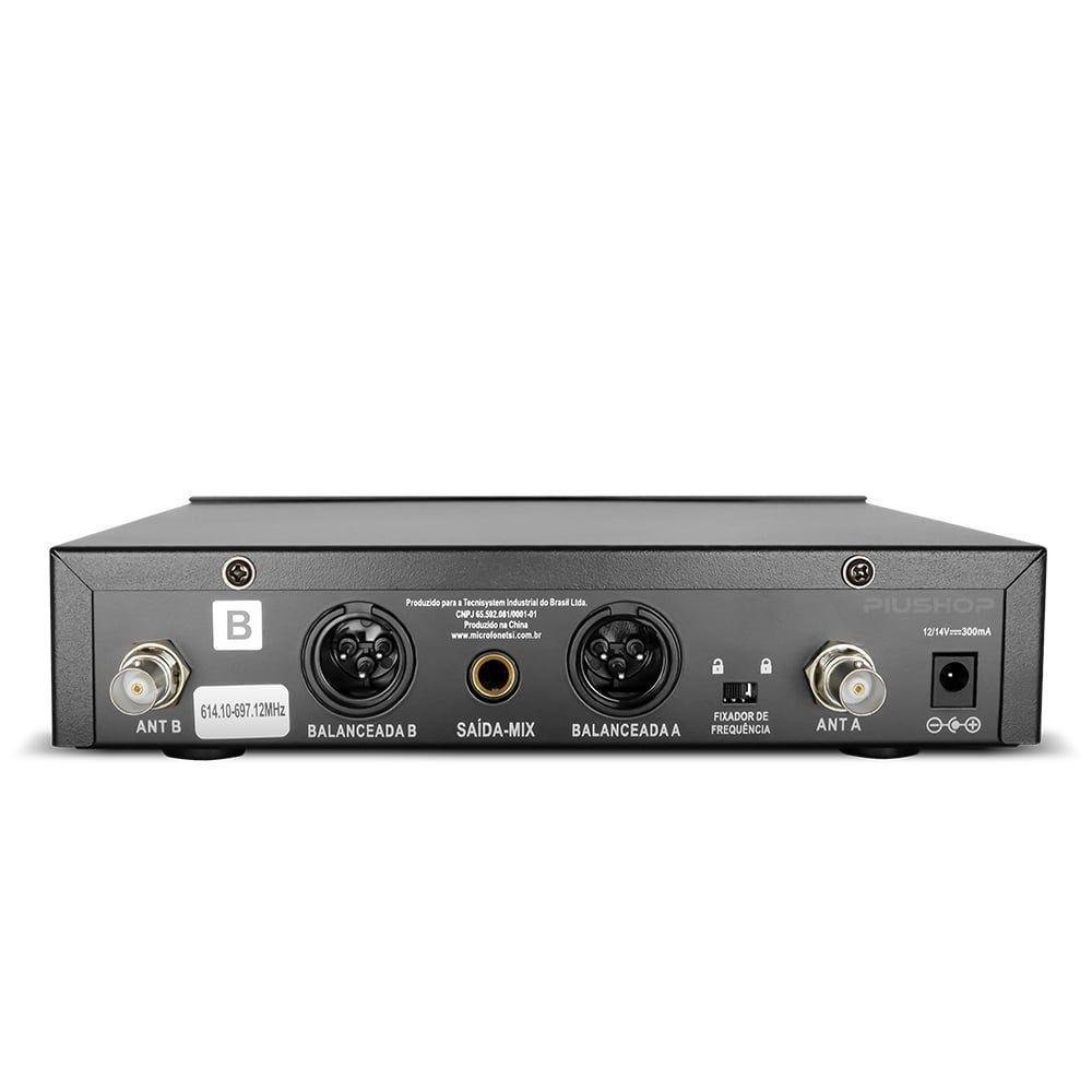 Imagem 3 de 4 do produto Microfone Sem Fio Em Uhf Br-7000 Tsi