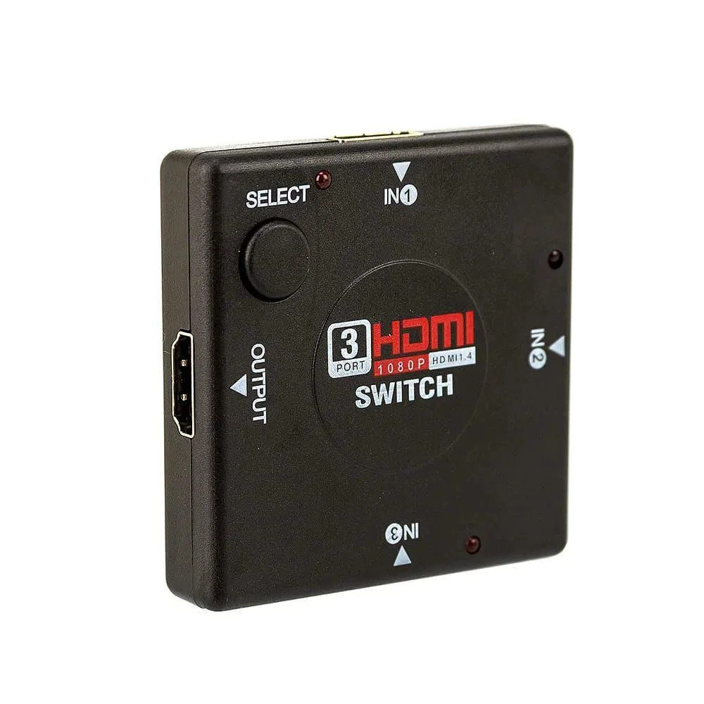 Switch HDMI 3 Portas 611081 Cirilo Switch HDMI 3 Portas 611081 Cirilo