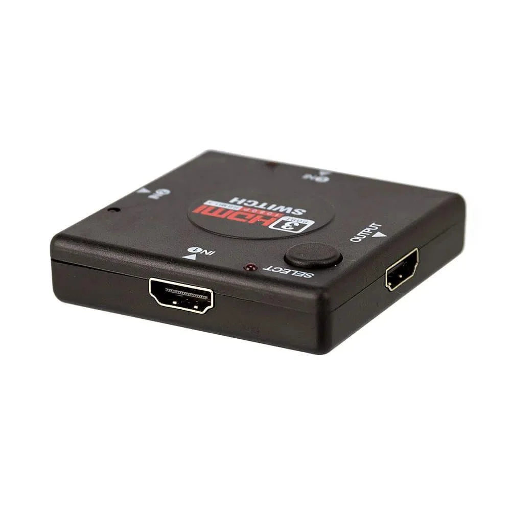 Switch HDMI 3 Portas 611081 Cirilo Switch HDMI 3 Portas 611081 Cirilo