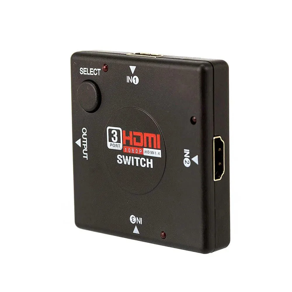 Switch HDMI 3 Portas 611081 Cirilo Switch HDMI 3 Portas 611081 Cirilo