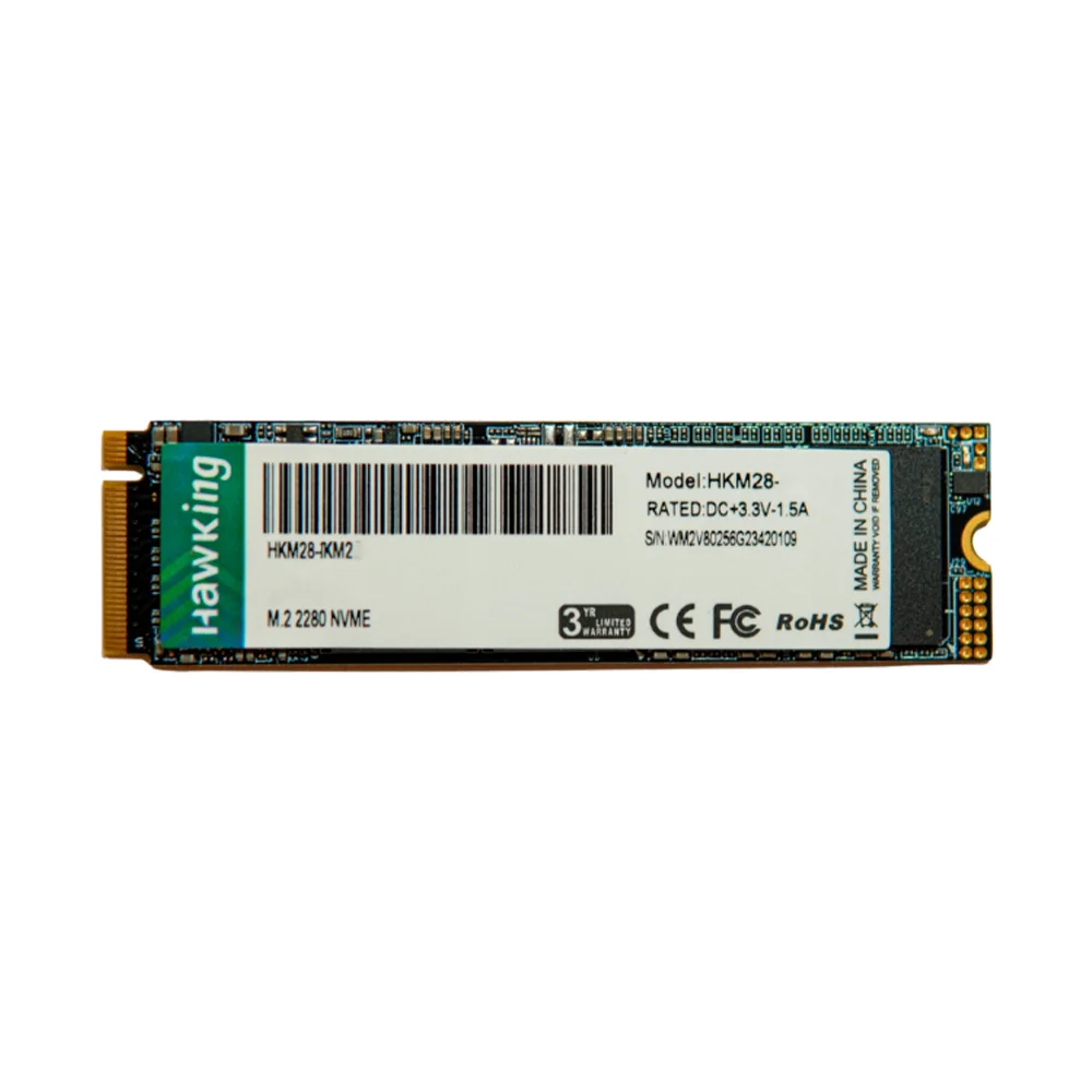 Imagem 3 de 4 do produto Nvme SSD PCie 3.0 256gb Hawking Leitura 2500mbs Escrita 1500mbs
