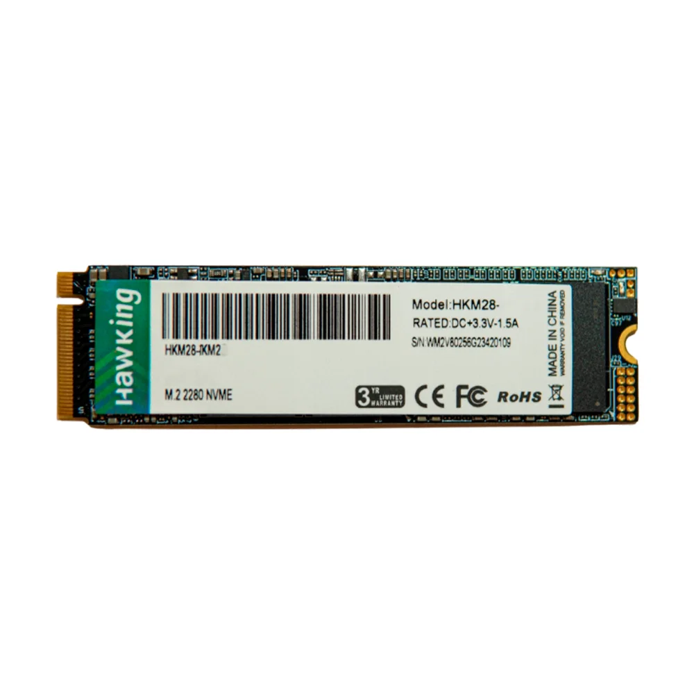Imagem 3 de 3 do produto Nvme SSD PCie 3.0 512gb Hawking Leitura 2500mbs Escrita 1800mbs