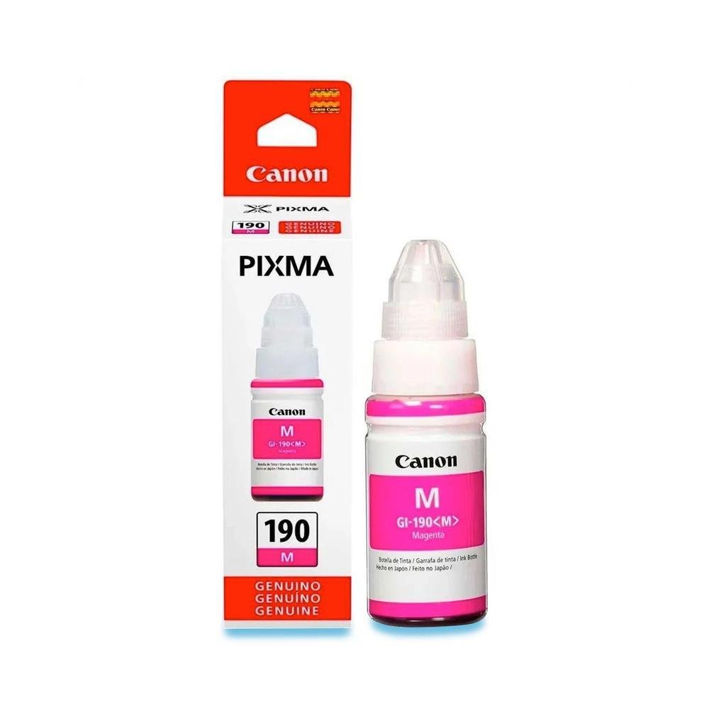 Imagem 2 de 5 do produto Refil De Tinta Canon Gi-190 Magenta