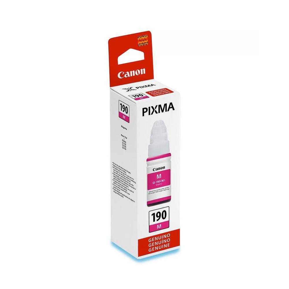Imagem 3 de 5 do produto Refil De Tinta Canon Gi-190 Magenta