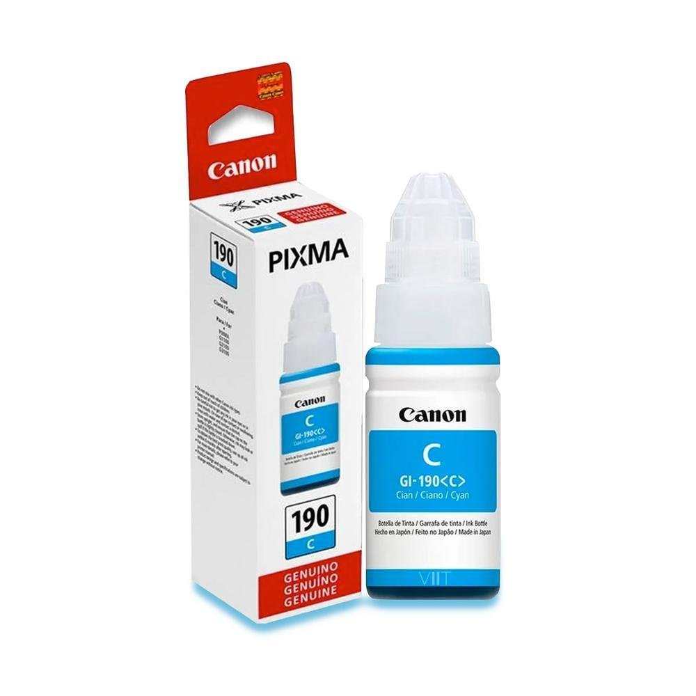 Imagem 3 de 5 do produto Refil De Tinta Canon Gi-190 Ciano