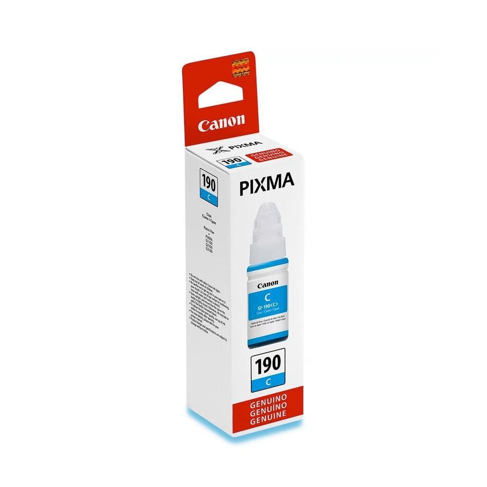 Imagem 4 de 5 do produto Refil De Tinta Canon Gi-190 Ciano