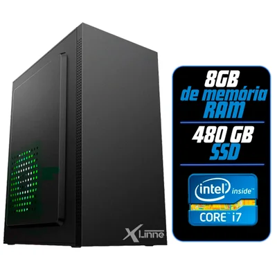 PC/Desktop/Computador Intel Core I7 2600 8Gb Ram Ssd 480gb X-Linne