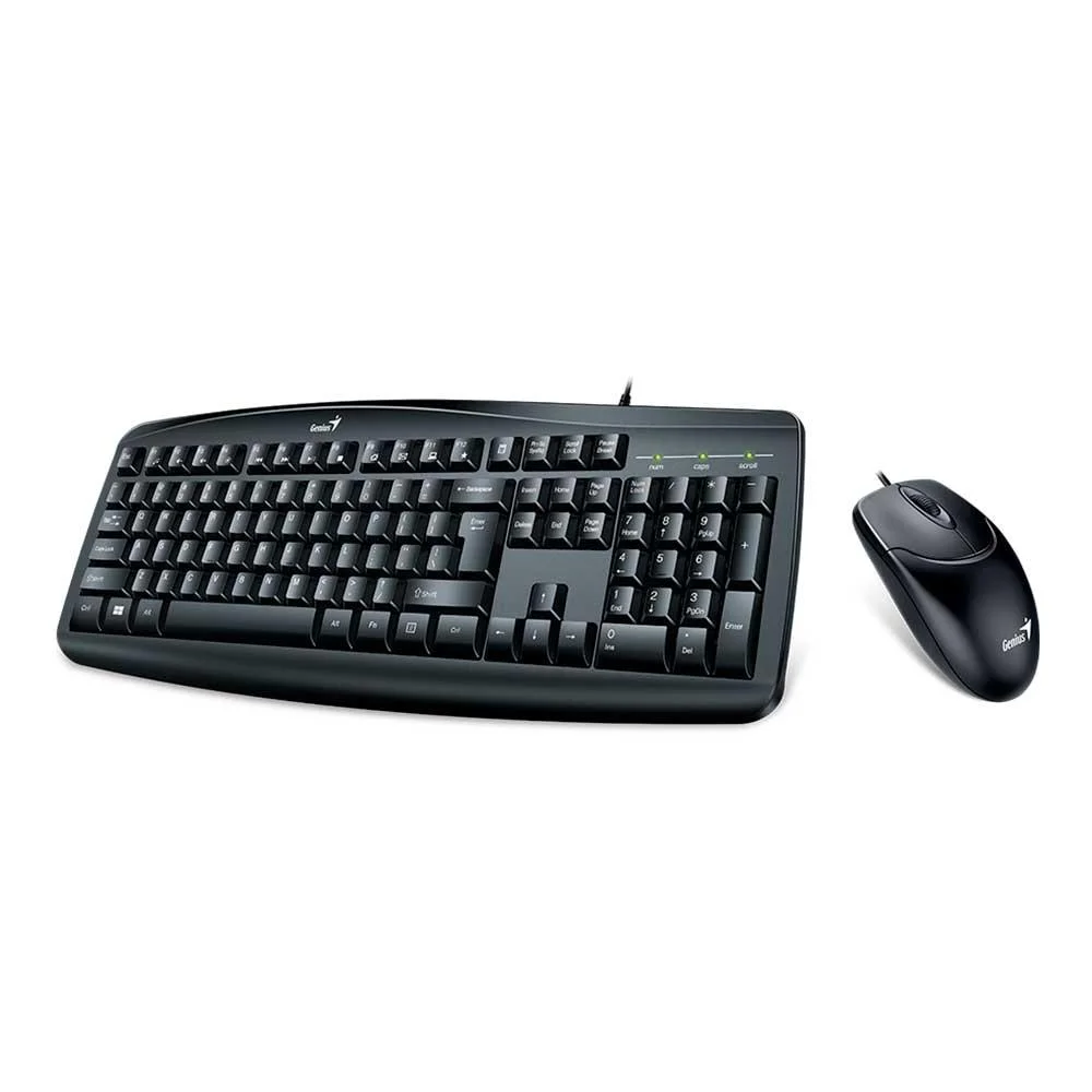 Imagem 2 de 4 do produto Kit Mouse E Teclado Genius Smart Km-200 Com Fio Usb